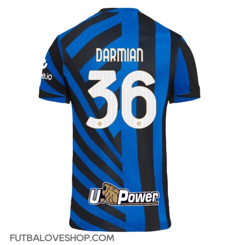 Dres Inter Milan Matteo Darmian #36 Domáci 2024-25 Krátky Rukáv